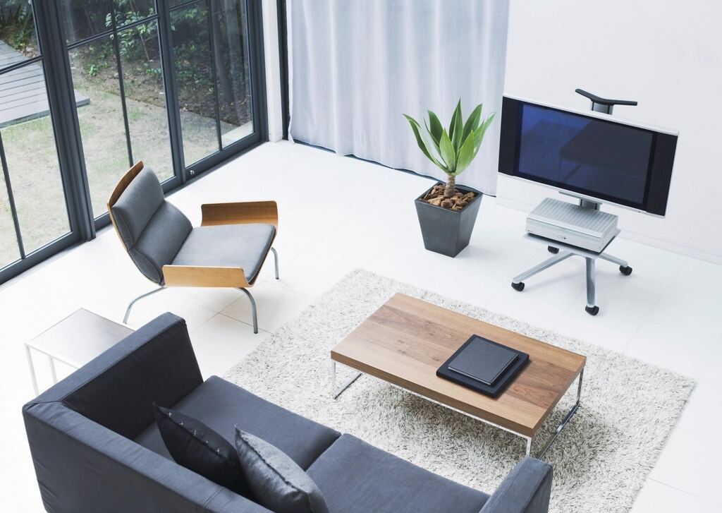 Interieur mit Szafka RTV Niska
